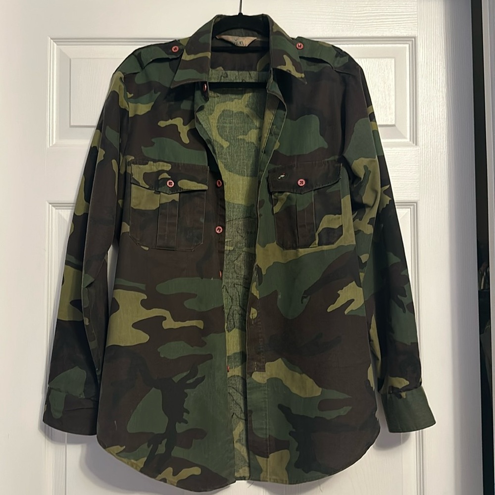 Vtg RedHead army shirt jacket Sz Med/LG